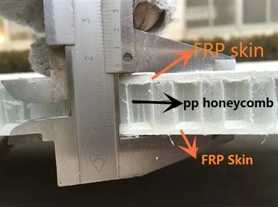 Tengeri FRP kompozit panel